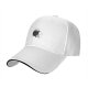 Black Baseball Cap With Subtle Dark Artwork Design
