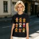 Olive Christmas Gingerbread Character Graphic T-Shirt