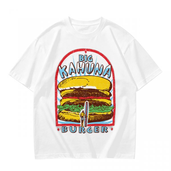 Olive T-Shirt with Big Kahuna Burger Graphic Print