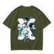 Hunter x Hunter Chibi Characters Graphic Olive T-Shirt