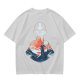 Avatar Aang Silhouette Graphic Tee for Anime Fans