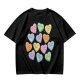 Olive T-shirt with Princess Bride themed conversation heart candies