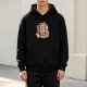 Black Hoodie with Insert Coffee To Begin Arcade Machine Print
