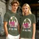 Olive Graphic T-Shirt With Evil Vegetable Characters Design