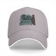 Black baseball cap with White Dragon neon style graphic print