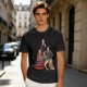 Olive Green T-Shirt with Buffy The Vampire Slayer Character Art Print
