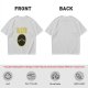 Olive T-Shirt with Marvin Text and Simple Face Graphic