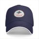 Black Baseball Cap With Aperture Bakery Cake Logo Print