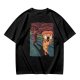 Olive T-Shirt With Funny Pizza Slice Scream Art Print