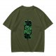 Olive Green T-Shirt With Wicked Witch Graphic Print