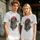 Olive T-Shirt With Dark Fantasy Villain Character Art Print