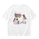 Olive T-Shirt With Grumpy Unicorn Graphic Print