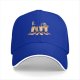 Black baseball cap with burritos crossing Abbey Road graphic