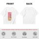 Olive T-Shirt With Ramen Tarot Card Style Graphic Print