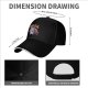 Anxiety Is My Superpower Cat Graphic Black Baseball Cap