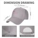 Black Baseball Cap with Pink Cute Character Graphic Print