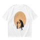 Olive T-Shirt With Moonlit Cowboy Silhouette Graphic