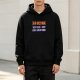 Black hoodie with 'Adulting Would Not Recommend' graphic