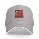 Black Baseball Cap With Vintage Wine Lady Graphic Print