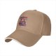 Black Baseball Cap With Retro Cartoon Character Graphic Print