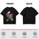 Olive T-shirt with Halloween Jack-o'-lantern Warrior Graphic