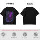 Olive Green T-Shirt With Neon Purple Avatar The Last Airbender Art Print