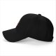 Black Baseball Cap With Anime Straw Hat And Sunflower Print