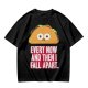 Olive T-Shirt With Sad Taco Graphic And 'Every Now And Then I Fall Apart' Text