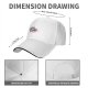 Black Baseball Cap With Cute Working Cat Graphic Print