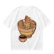 Olive Green T-Shirt With Capybara Ramen Bowl Print