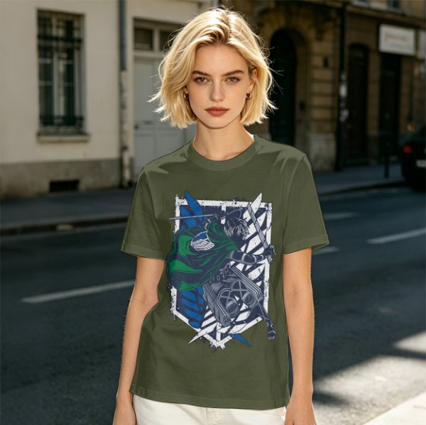 Attack on Titan Scout Regiment Soldier Graphic T-Shirt