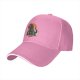 Black Baseball Cap with Godzilla City Destruction Sunset Art