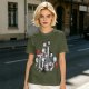Horror Movie Character Cats On Cat Tree Graphic T-Shirt