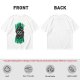 Oversized Olive T-Shirt With 'On My Way To Overreact' Cat Graphic