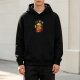Black hoodie with cute chocobo adopt me graphic design