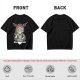 Olive T-Shirt With Meditating Wise Old Man And Dragon Art Print