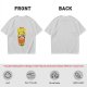 Olive green graphic t-shirt with dumpling pun and steamer illustration