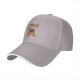 Black Baseball Cap With Japanese Style Sushi Chef Cat Print