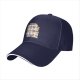Black Baseball Cap With Domestic Cat Behavior Illustrations