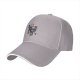 Black baseball cap with Dungeons & Cats fantasy cat characters print