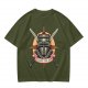 Olive T-Shirt With Praise The Sun Knight Helmet Crossed Swords Artwork