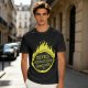 Olive t-shirt with cave's combustible lemonade flame graphic