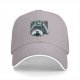 Black baseball cap with Totoro rainy forest graphic print