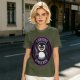 Olive t-shirt with angry penguin holding knife and I Choose Violence print