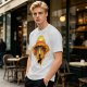 One Piece Luffy Straw Hat Sunset Graphic T-Shirt