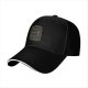 Black baseball cap with Purranormal Cativity cat skeleton graphic