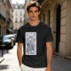 Olive T-Shirt With The Wizard Tarot Card Style Graphic Print
