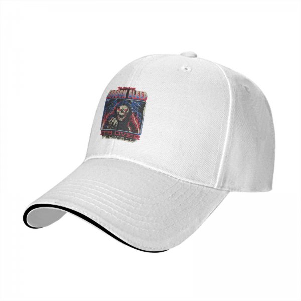 Black baseball cap with grim reaper graphic and enough sleep text