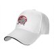 Black Baseball Cap With Anime Character Print On Red Circle