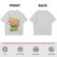 Olive t-shirt with sleeping bear and 'I accidentally hibernate' text